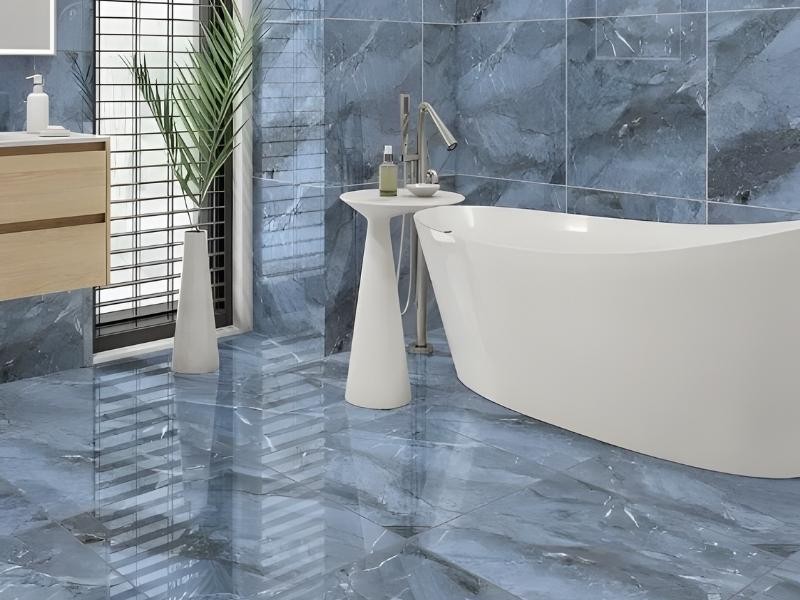 Onde usar o piso Formigres Intensy Azul Polido 66x66cm? Veja ambientes ideais e dicas de aplicação