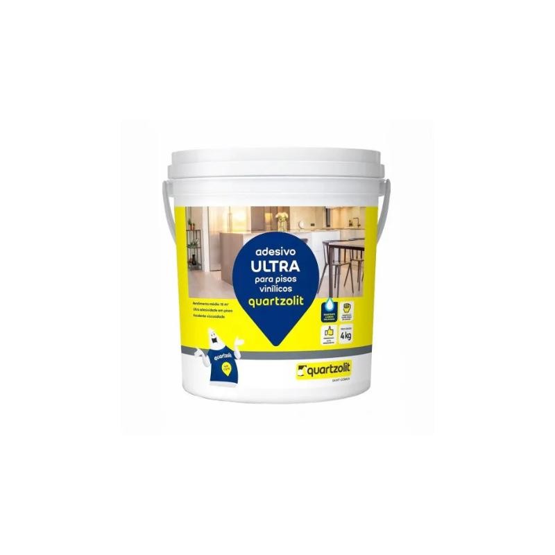 Cola Adesivo Ultra Piso Vinílico Branco 4kg