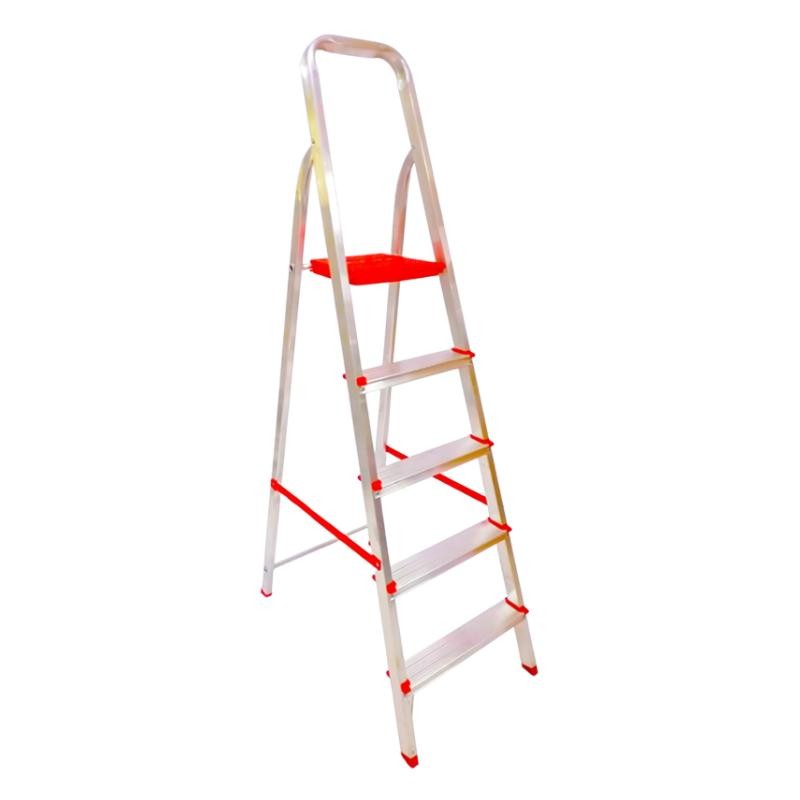 Escada Alumínio 5 Degraus 1,12m 120Kg