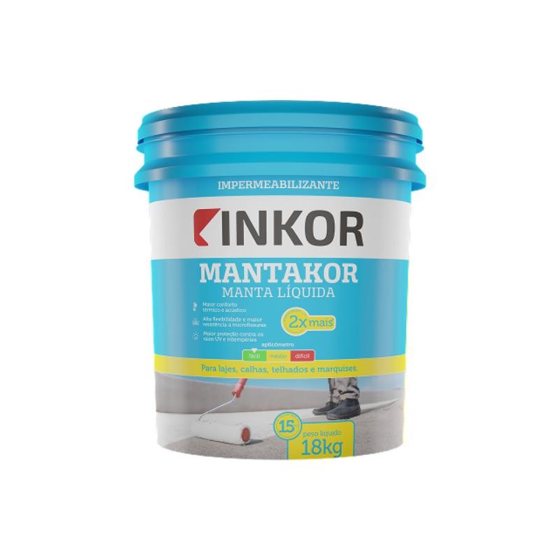 Manta Líquida Cinza Mantakor 18Kg