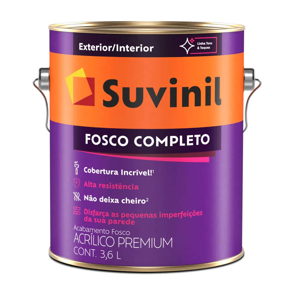 Tinta Acrílica Fosco Premium 3,6l