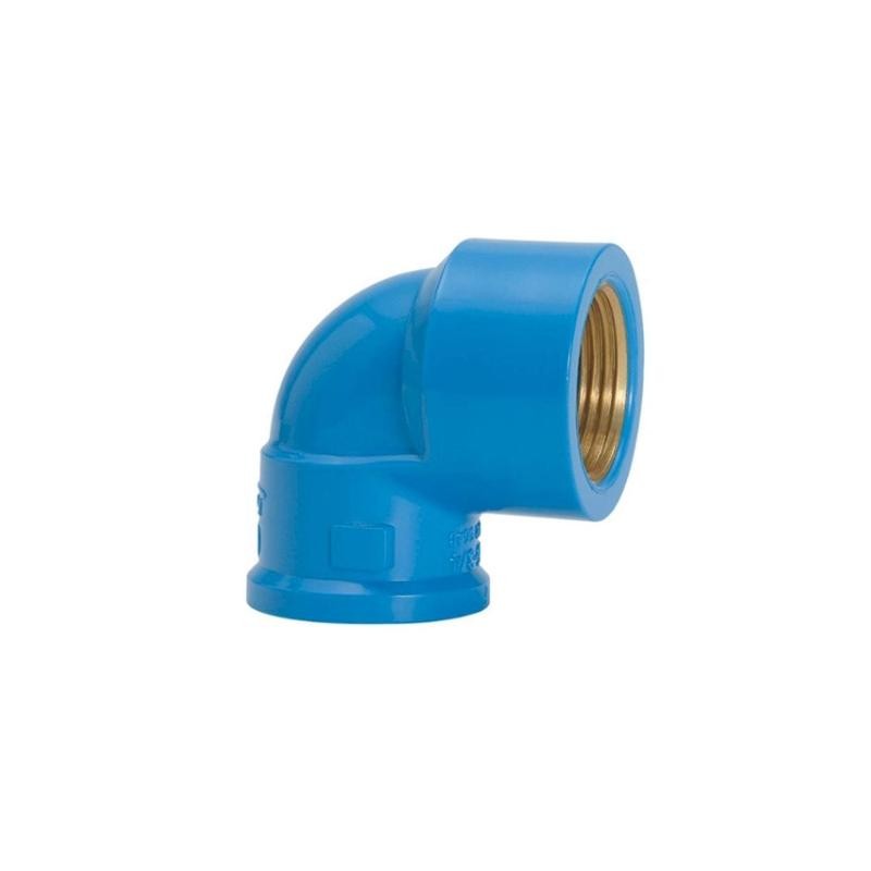 Joelho Soldável Azul 90° 25mmx3/4´´